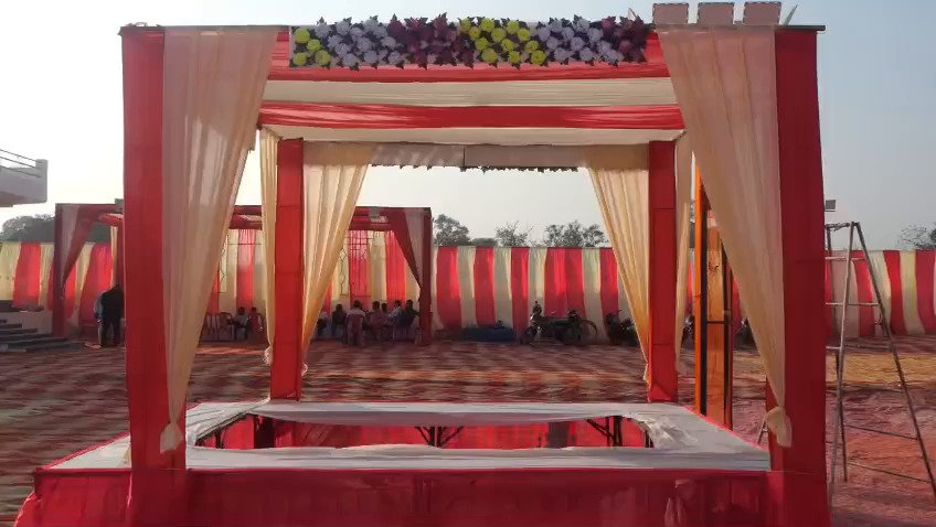 Wedding reception at Shiv Milan Vatika